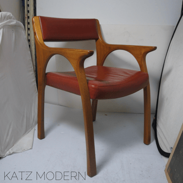 Leather Upholstered Studio Craft Chair