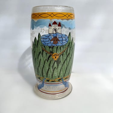 1700’s German Ochsenkopfhumpen Beer Stein Vase 