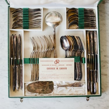 French Flatware set Of 62