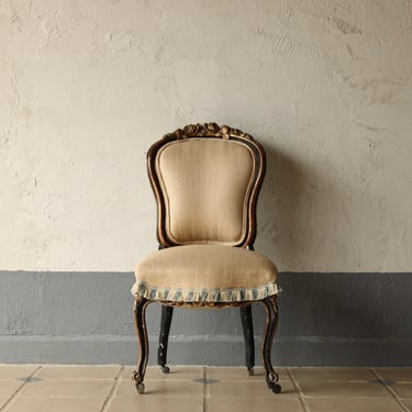 19th C. French Chair on Casters 