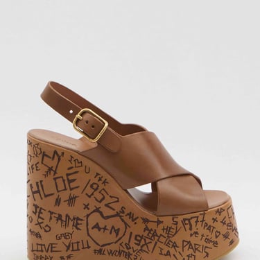 Chloe Women Maxime Wedge Sandals