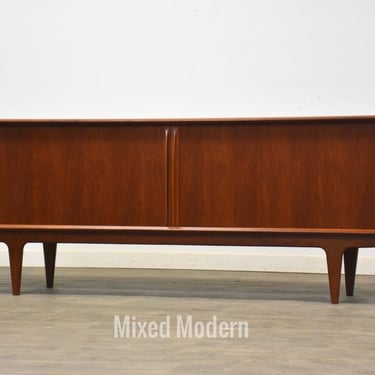 82” Refinished Bernhard Pedersen Teak Sideboard Credenza 