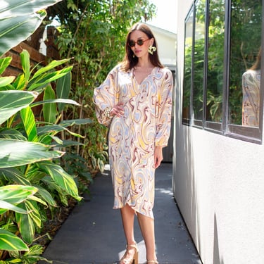 Delphine Deco Caftan in Aura 