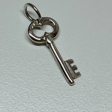 Sterling Silver Skeleton Key Charm