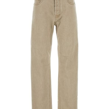 Miu Miu Woman Beige Denim Jeans