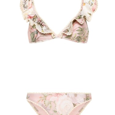 Zimmermann Women Floral Print Bikini Set