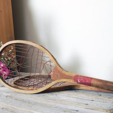 Vintage tennis rackets set of two / vintage badminton racquets / wooden racket / rustic wall decor / vintage sports memorabilia 