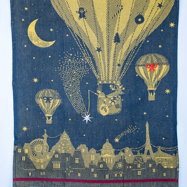 Moutet Holiday Night Balloon Towel