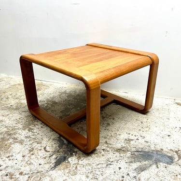 Vintage 60s Danish Modern Teak Side Table by FBJ Møbler 