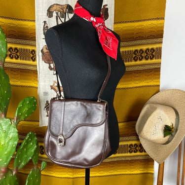 Brown Leather Gucci Shoulder Bag 