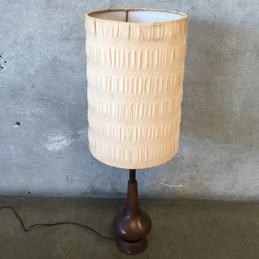 Mid Century Lamp with Original Shade