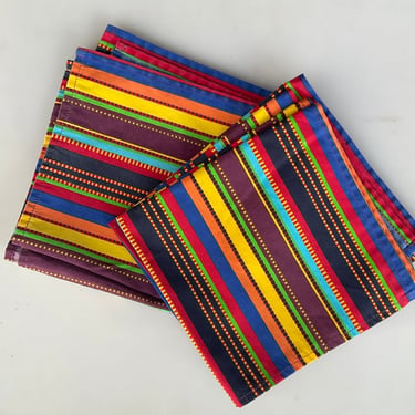 Fiesta Colorful Cloth Napkins / Set of 6