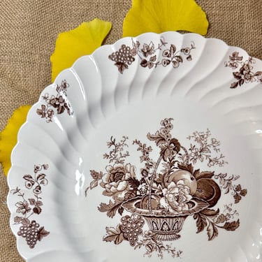 Vintage Staffordshire Transferware Platter | Antica Market