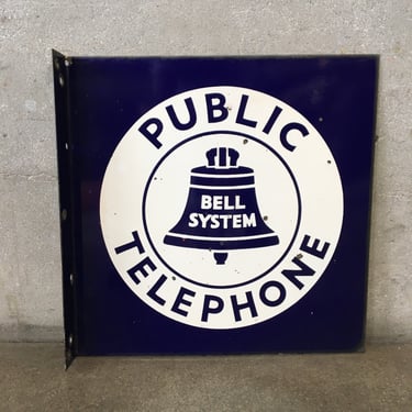 Vintage Bell Telephone Sign