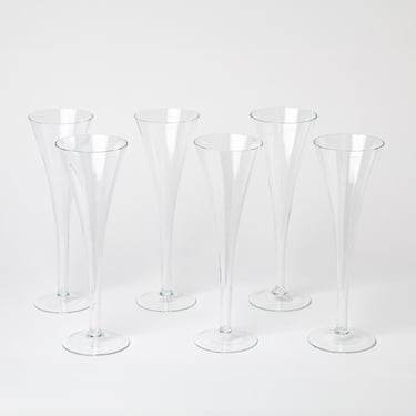 Trumpet Champagne Flutes - Set of 10 