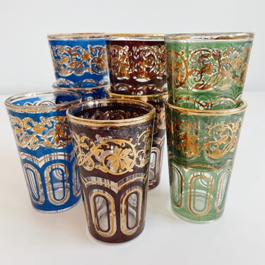 Set of 8 Moroccan Tea Glasses