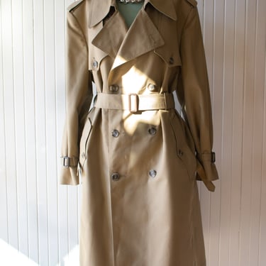Vintage Christian Dior Trench Coat Large
