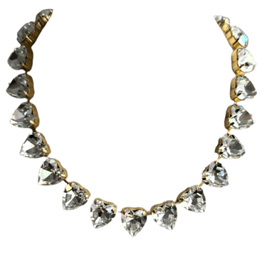 Grace Diamond Crystal Heart Necklace