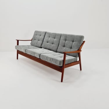 Rare Mid century easy lounge couch for DE Ster teak, 1960s 