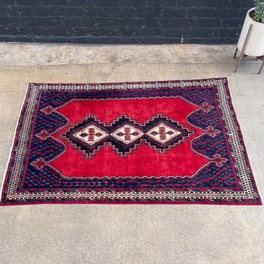 Vintage Persian Oriental Wool Carpet Rug, c.1960’s 