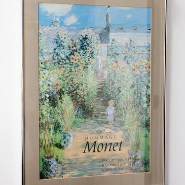 hommage à monet 1980 exhibition poster i