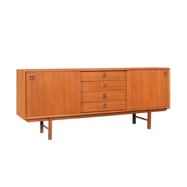 Mid-Century Modern Teak “Korsor” Credenza by Erik Wortz