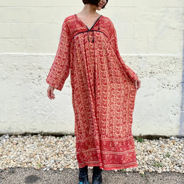 Terracotta Skies Indian Cotton Dress