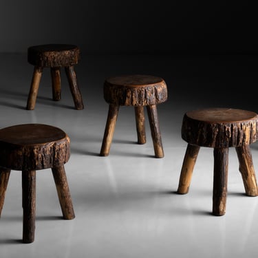 Rustic Spanish Stools / Side Tables