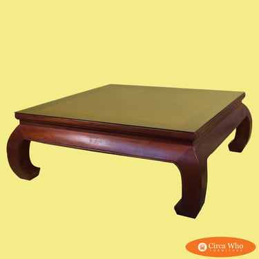 Vintage Oversized  Ming Style Coffee Table