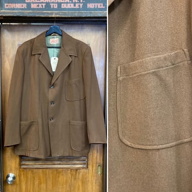 Vintage 1950s BUCK SKEIN Rayon Gabardine Ricky Jacket ~ | Sparrows