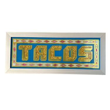 MQG  &quot;Tacos&quot; Mirror Art (curbside or in-store only)