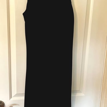 Vintage Jones New York double strap midi LBD, cocktail dress, party dress, evening dress, holiday dress 