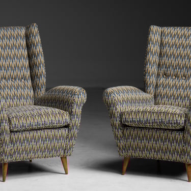 Wingback Chairs in Pierre Frey