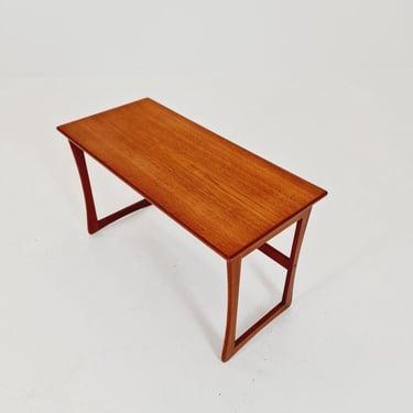 Midcentury Danish teak coffee side table, 1960s 