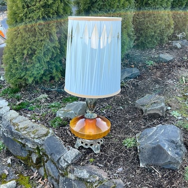 Mid Century Lamp with Shade 