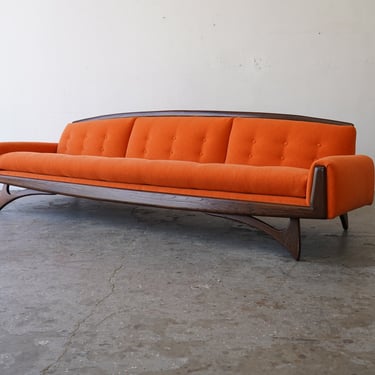 Mid Century Modern Kroehler Gondola sofa style of Adrian Pearsall Kagan 