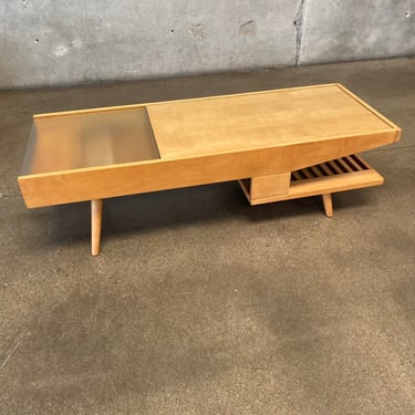 Mid Century Maple Coffee Table By John Keal For Brown Saltman