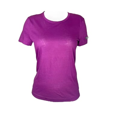 Chanel S/S 2009 Purple Short Sleeve Cotton Tee Shirt - OLDBS
