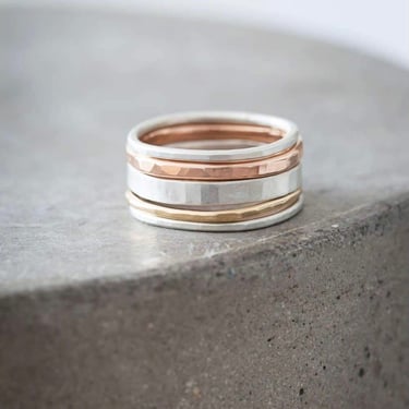 Colleen Mauer Designs | 5 Stack Round Rings