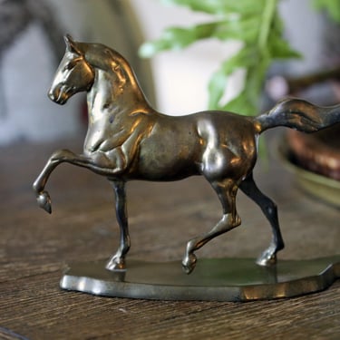 Vintage solid brass Horse Statue | Figurine 