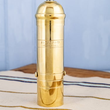 The Original Greek 7" Brass Pepper Mill