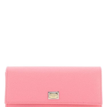 Dolce & Gabbana Women Pink Leather Wallet