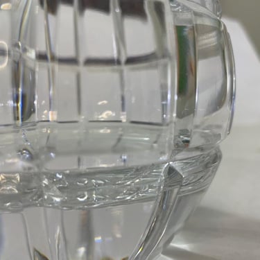 Vintage Riviera Decanter, in Lead Crystal, by Towle circa 1990s 