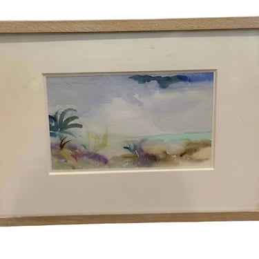 Anton Chapman St. Maarten Watercolor Art SH265-4