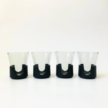 MCM Glass-Snap Cocktail Glasses by Corning - Set of 4 