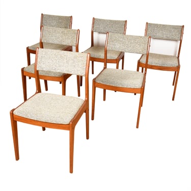 Set of 4-6-8-10 Danish Modern Teak Dining Side | Arm Chairs