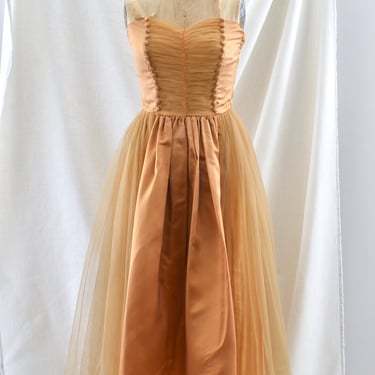 coming soon... Vintage 1950's Strapless Tulle Dress