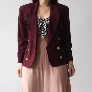 Vintage Syrah Wool Jacket