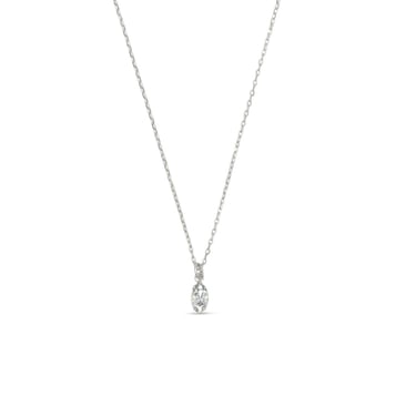 MARQUIS CRYSTAL CHARM NECKLACE