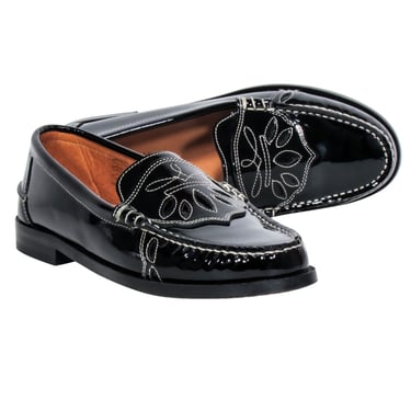 Ganni - Black Patent Loafer Sz 7